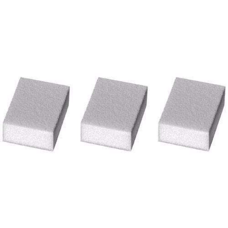 Cre8tion Buffer 2-Way Mini 1.3 White Foam, White Grit 80.150, 1500 pcs/box, 06028 KK1004